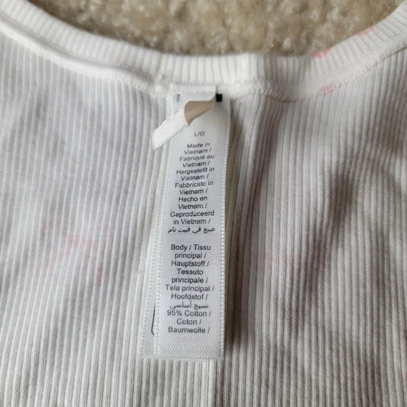 SKIMS Bow Print Cotton Rib Tank & Boxer Set NWOT Large - Picture 3 of 6